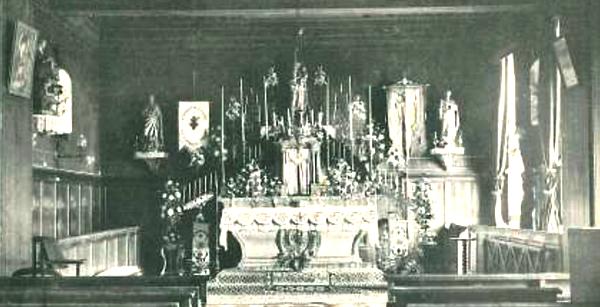 L'autel de la chapelle Rosmadec
