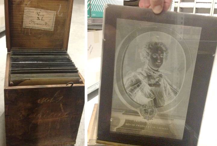Conservation des plaques de verre