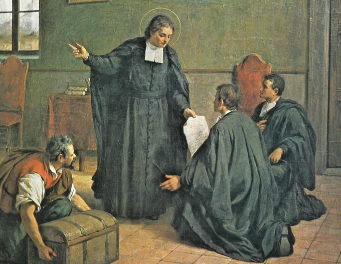 Jean-Baptiste de La Salle envoie deux Frères à Rome