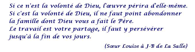 Texte de Soeur Louise