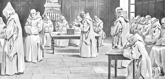 Élection du prieur Chartreux