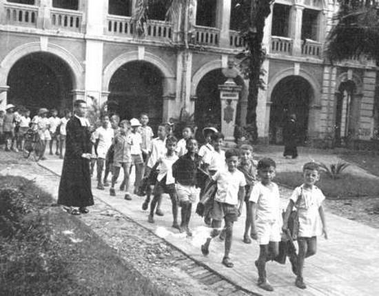L'école Taberd à Saïgon