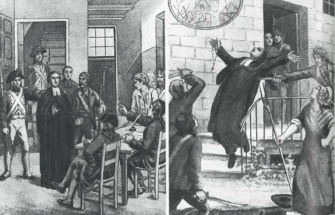 Le Frère Salomon est arrêté et interrogé, puis tué