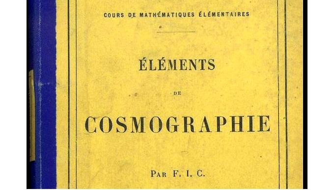 Manuel de cosmographie