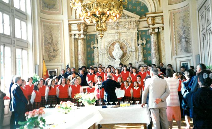 Cérémonie de la remise du Prix artistique en 1988