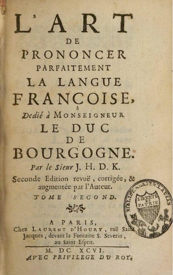 Le traité de la prononciation