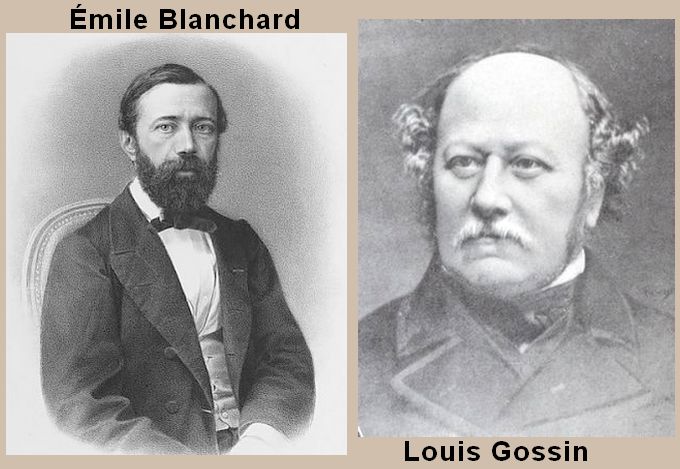 Émile Blanchard et Louis Gossin