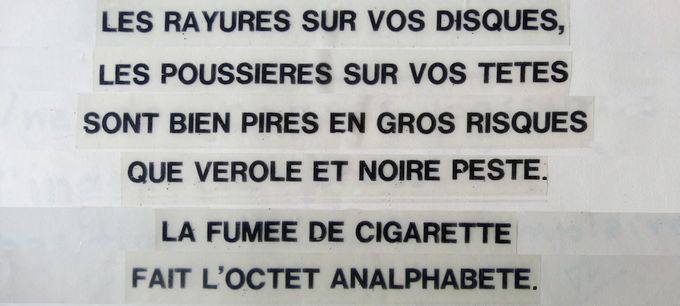 Sages conseils...