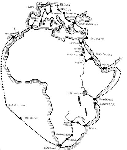 Itinéraire du grand voyage