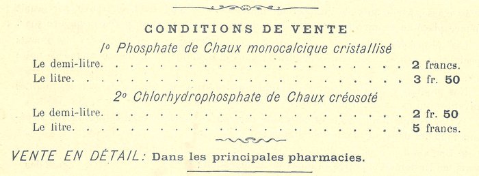 Les conditions de vente