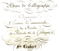 calligraphie