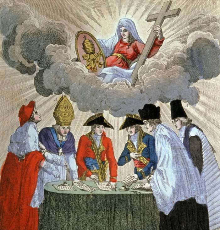 Signature du Concordat en 1801