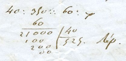 La règle de trois