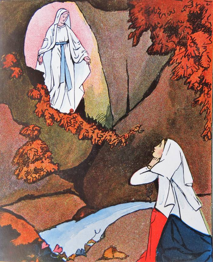 Histoire de Lourdes par Agnès Goldie 1954