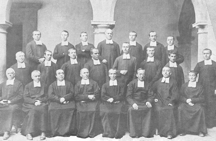 Communauté San Pedro y San Paulo à Puebla en 1908
