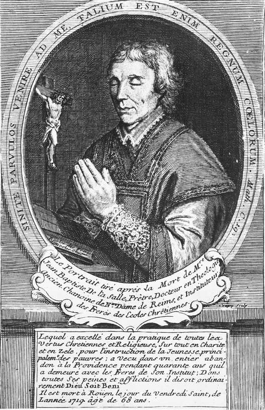 Archives Lasalliennes Portraits De Saint Jean Baptiste De La Salle 